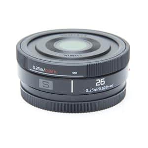 2025年新作入荷 S LUMIX Panasonic 《美品》 中古】 26mm Lens S-R26<br>[ F8 レンズ(単焦点)