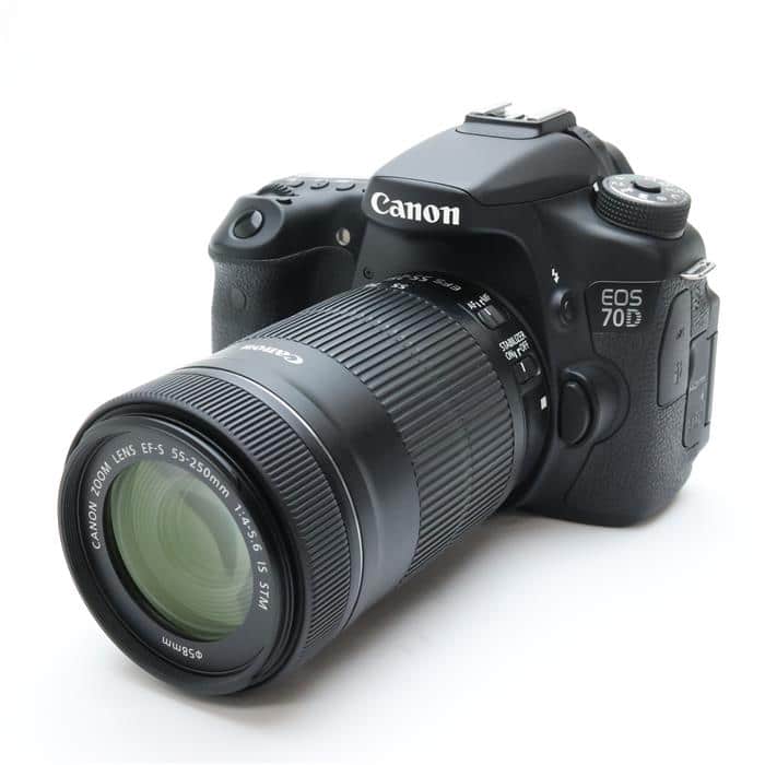 Canon - 【Wifi搭載】Canon キヤノン EOS 70D ダブルレンズ オマケ多数 EOS デジタル一眼 キヤノン CANON 70D ダブルズーム 中古 Wi-Fi