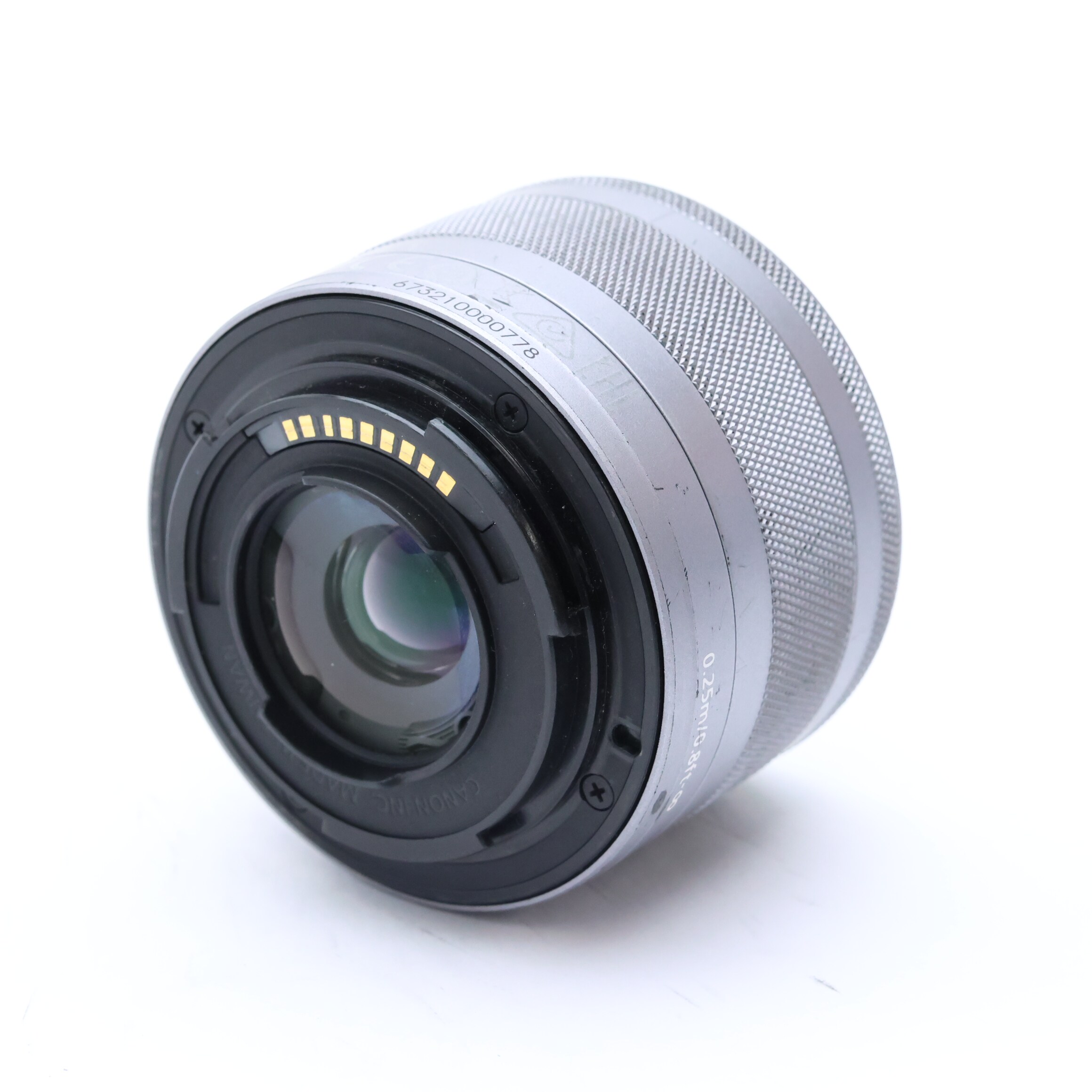 中古)Canon (キヤノン) EF-M15-45mm F3.5-6.3 IS STM シルバー（商品ID 