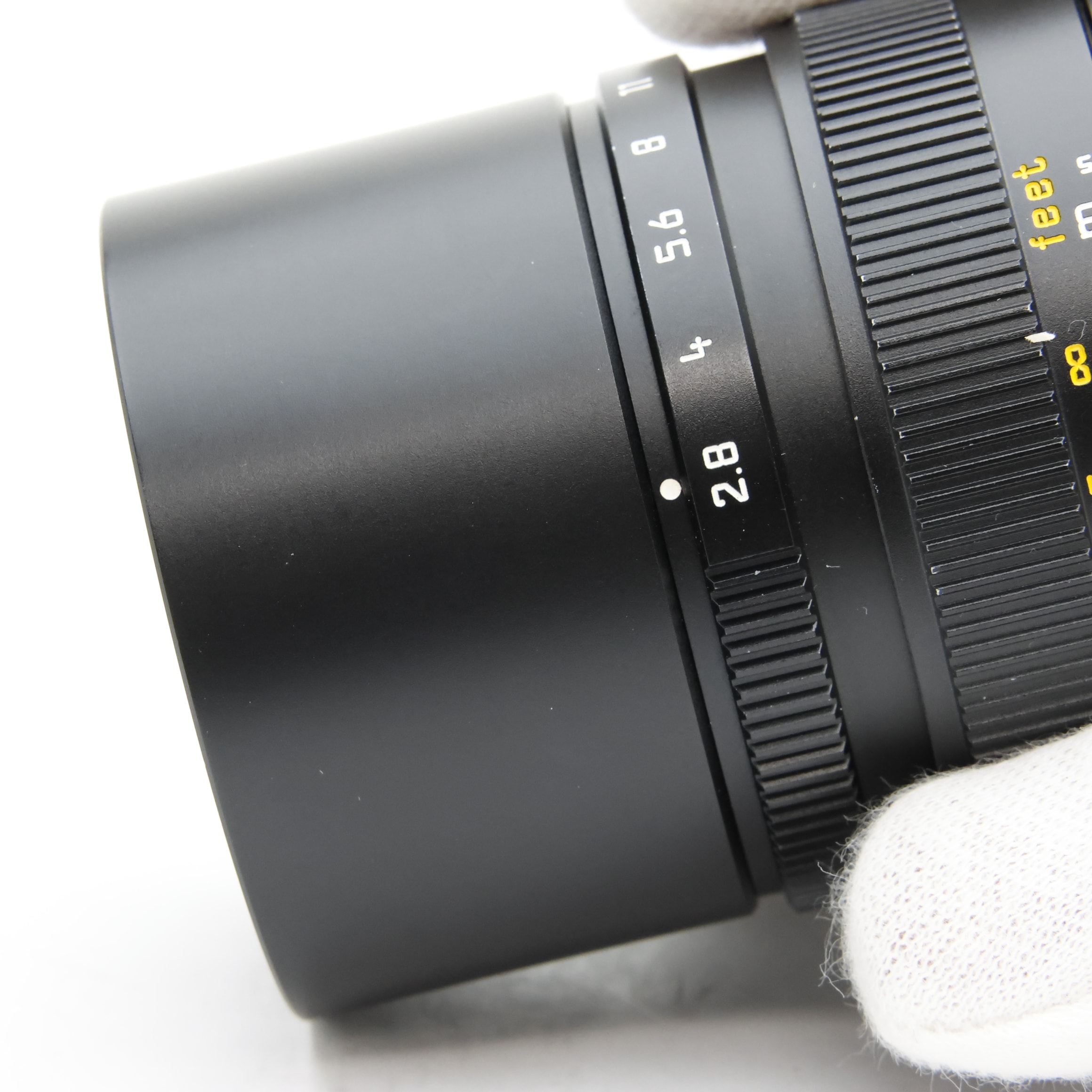 【極美品】ライカ エルマリート M 90mm F2.8 フード組込 6bit 中古)Leica (ライカ) エルマリート M90mm F2.8 フード組込 (6bit