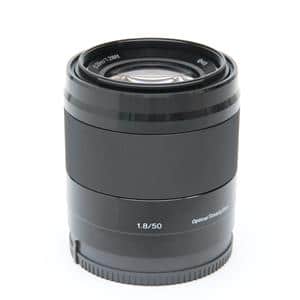 美品SONY E 50mm F1.8 OSS レンズ 新品)SONY (ソニー) E 50mm F1.8 OSS SEL50F18 ブラック（商品ID