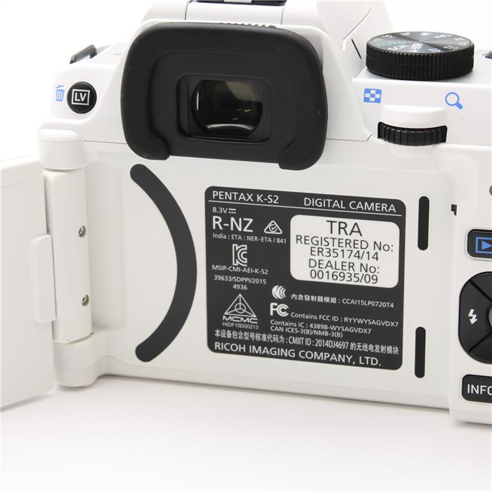 ペンタックス PENTAX K-S2 ズームレンズキット WHITE 実用良品