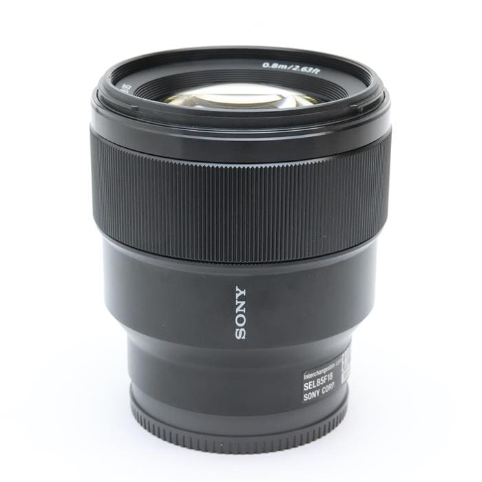 ほぼ未使用 SONY sel85f18 SONY FE 85mm F1.8 SEL85F18｜新品通販フジヤカメラ