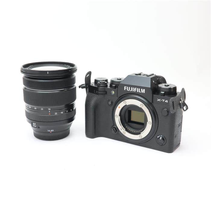 中古)FUJIFILM (フジフイルム) X-T4 XF16-80mmレンズキット ブラック 
