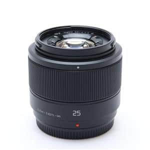 美品　パナソニック LUMIX G 25mm / F1.7 ASPH. パナソニック LUMIX G 25mm/F1.7 ASPH. H-H025-K [ブラック