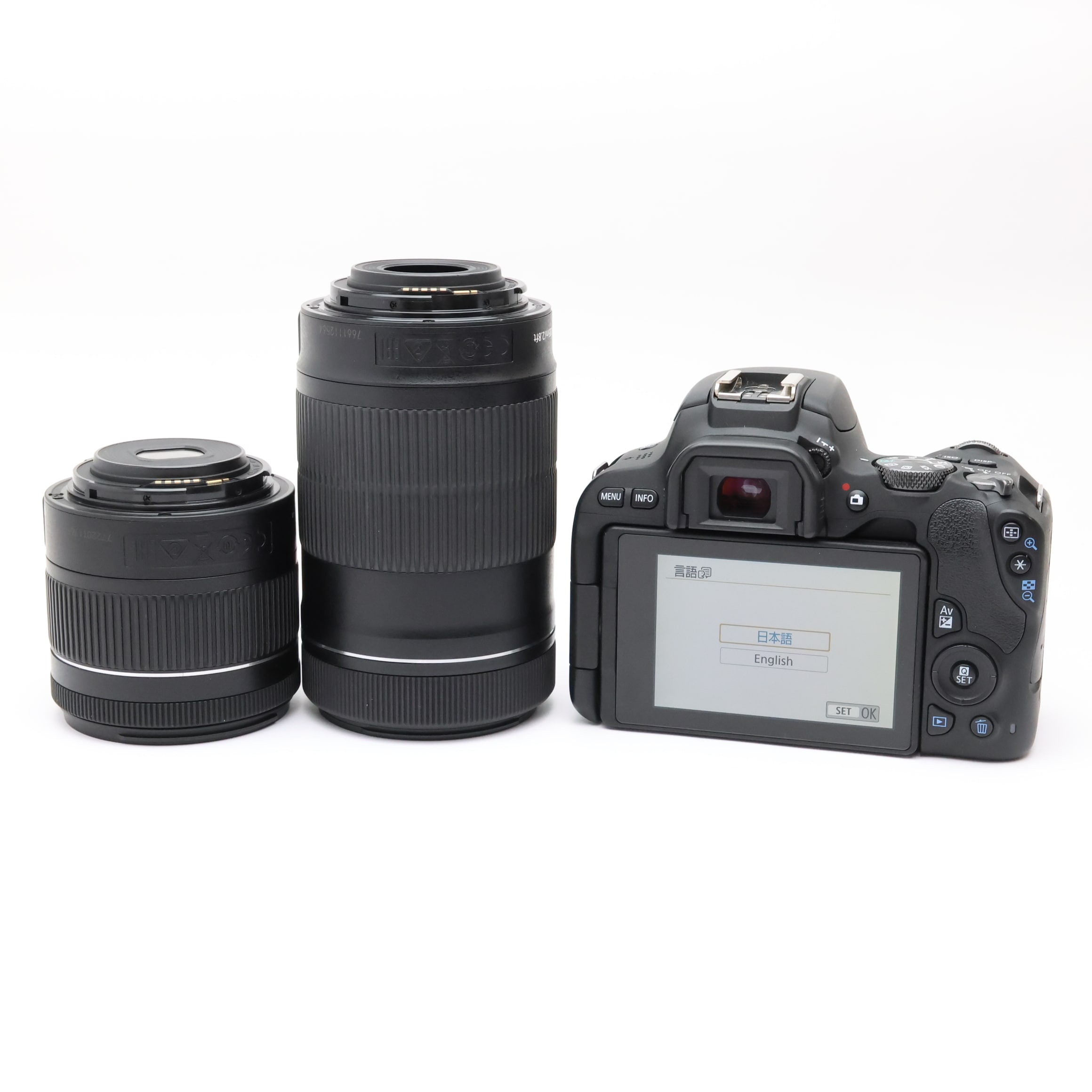 中古)Canon (キヤノン) EOS Kiss X9 ダブルズームキット ブラック 