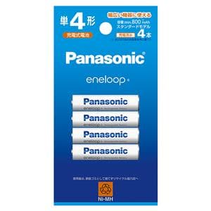 Panasonic (パナソニック) 単4形ニッケル水素電池 / エネループ スタンダードモデル 4本パック BK-4MCD/4H メイン