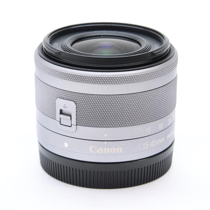 2月12日限定価格【超美品】Canon EF-M 15-45mm IS STM 中古)Canon (キヤノン) EF-M15-45mm F3.5-6.3 IS STM シルバー（商品ID