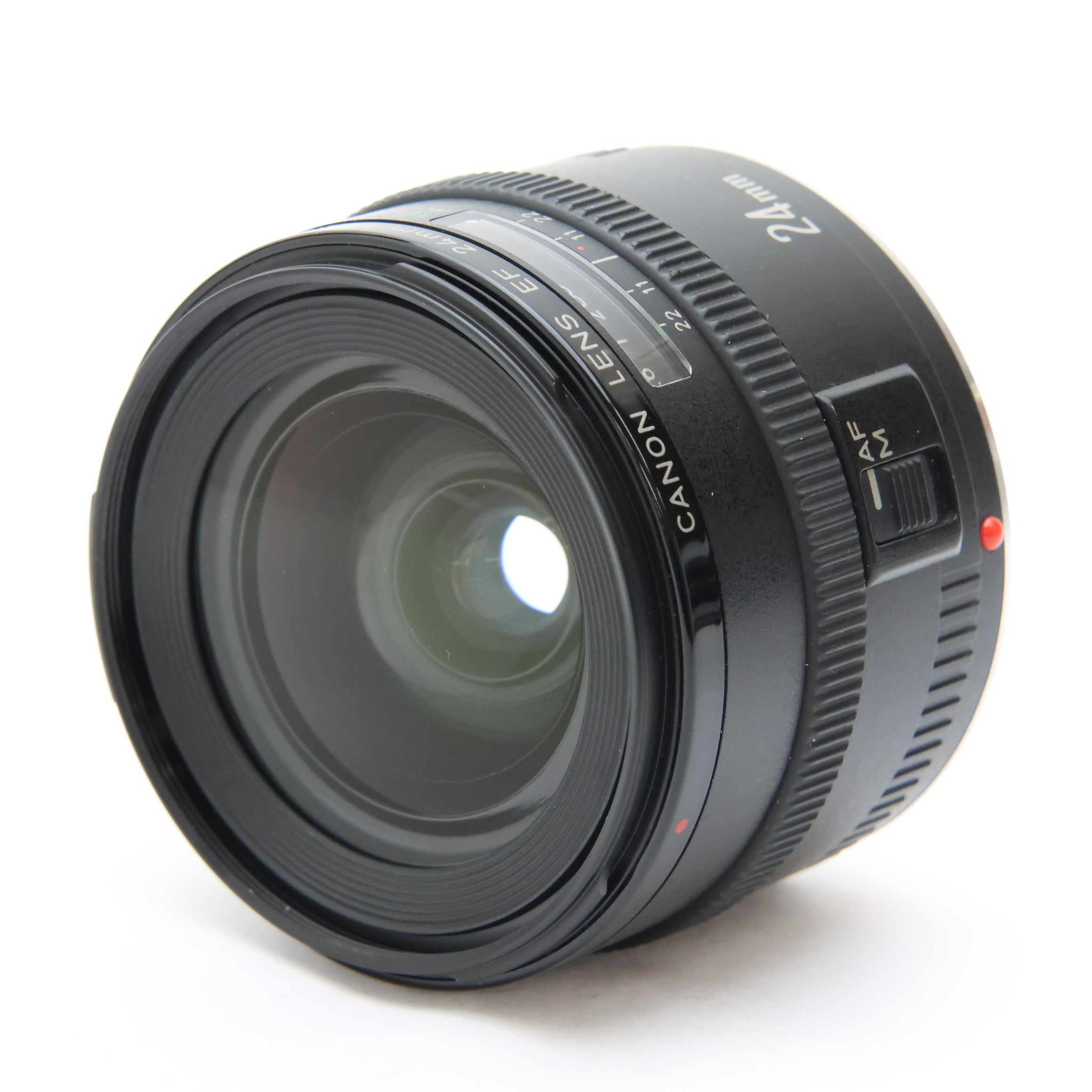 Canon LENS EF 24mm 1:2.8 単焦点レンズ　 動作確認済 CANON EF24mm F2.8 動作品 キヤノン 1 Canon f⁄2.8 24mm STM Lens USM