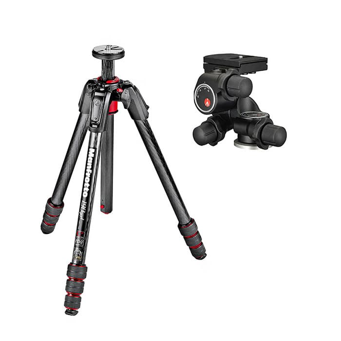 (新品)Manfrotto (マンフロット) 190go!カーボン4段三脚+410ギア付き雲台キット  JP-MK190GC4-410（商品ID：8024221710380）詳細ページ |  デジタルカメラ、ミラーレスカメラ、交換レンズの総合サイト｜マップカメラ