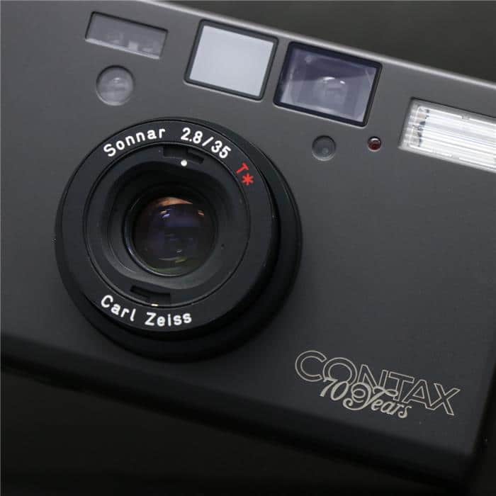 CONTAX T3、70周年記念モデル　チタンブラック