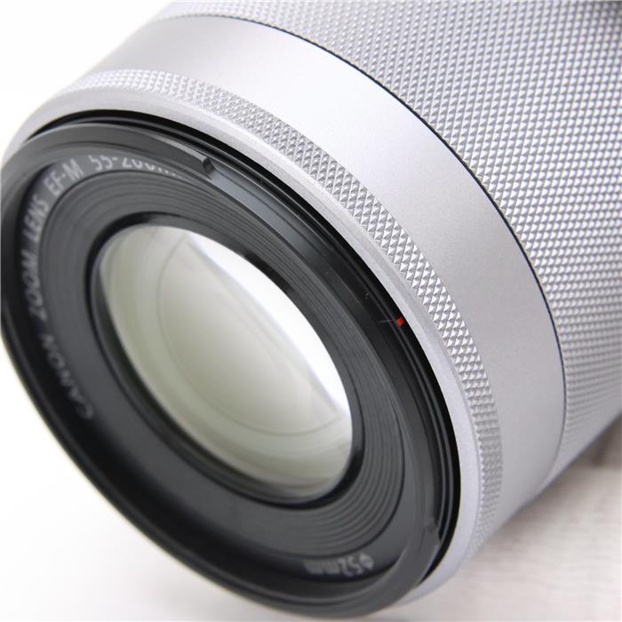 中古)Canon (キヤノン) EF-M55-200mm F4.5-6.3 IS STM シルバー（商品