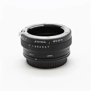NFG-EFM レイクォール マウントアダプター ニコン絞り付  EOS M 新品)RAYQUAL (レイクォール) マウントアダプター ニコンF(G)レンズ