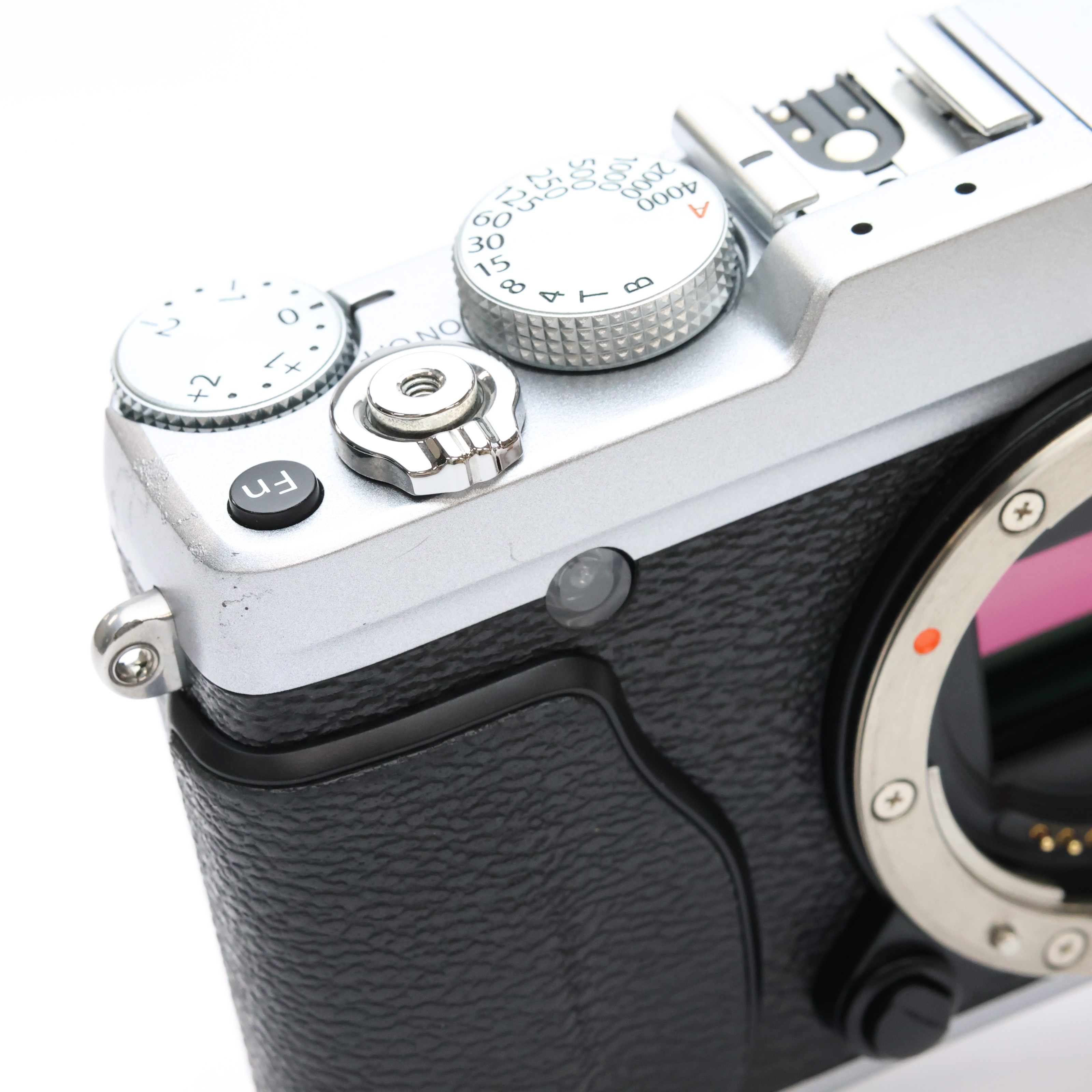 富士フイルム　X-E1 シルバー　動作確認品 中古)FUJIFILM (フジフイルム) X-E1 ボディ シルバー（商品ID