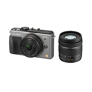 Panasonic (パナソニック) LUMIX DMC-GX1W ダブルレンズキット ブレードシルバー