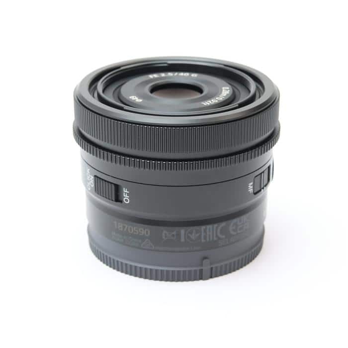 【極美品】SONY FE 40mm F2.5 G SEL40F25G 中古)SONY (ソニー) FE 40mm F2.5G SEL40F25G(商品ID