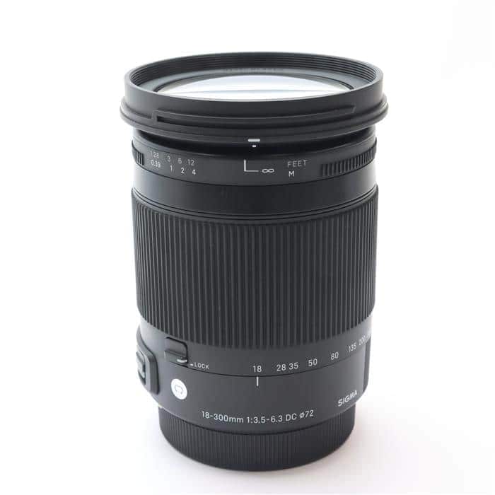 超人気新品 中古)SIGMA (シグマ) Contemporary 18-300mm F3.5-6.3 DC MACRO レンズ(ズーム)