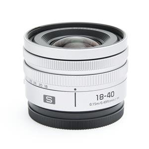 希少 LUMIX 18-40mm レンズ　シルバー Panasonic (パナソニック) LUMIX S 18-40mm F4.5-6.3 シルバー」の商品