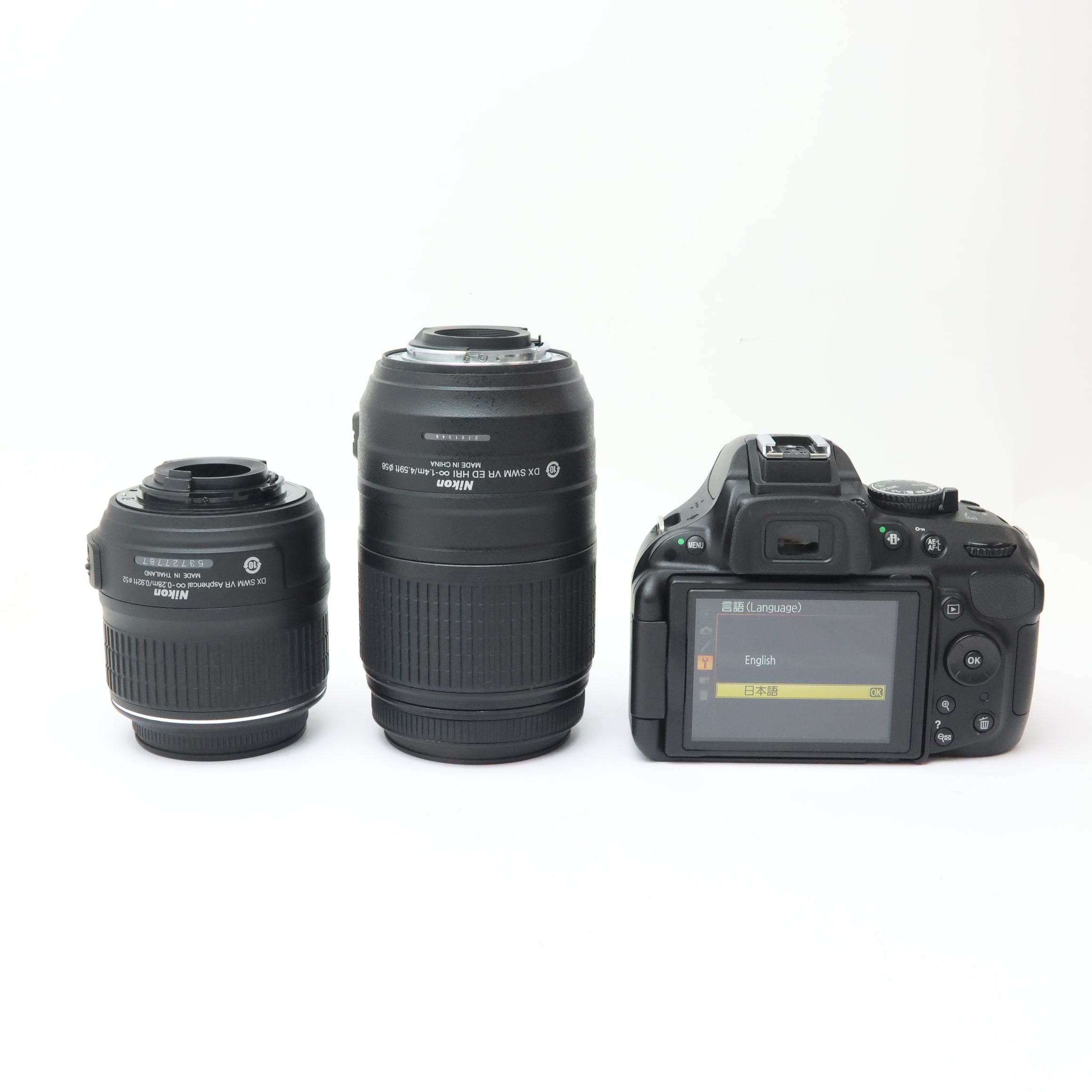 中古)Nikon (ニコン) D5200 ダブルズームキット ブラック（商品ID 