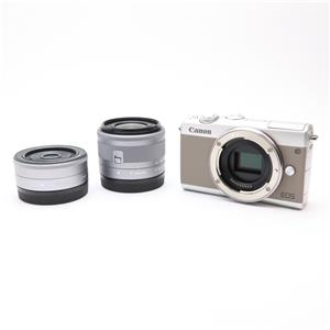 中古)Canon (キヤノン) EOS M100 ダブルレンズキット グレー（商品ID