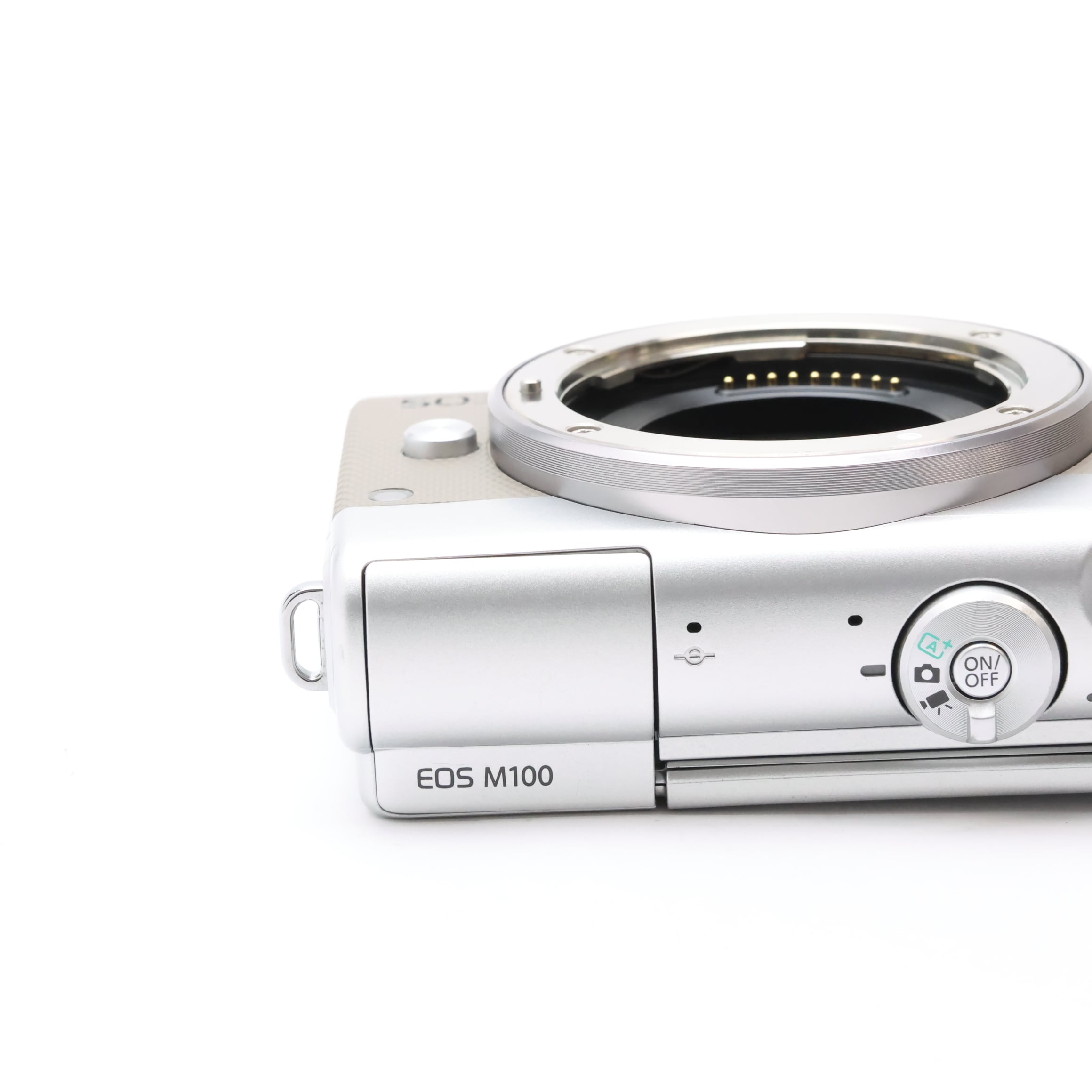 中古)Canon (キヤノン) EOS M100 ダブルレンズキット グレー（商品ID
