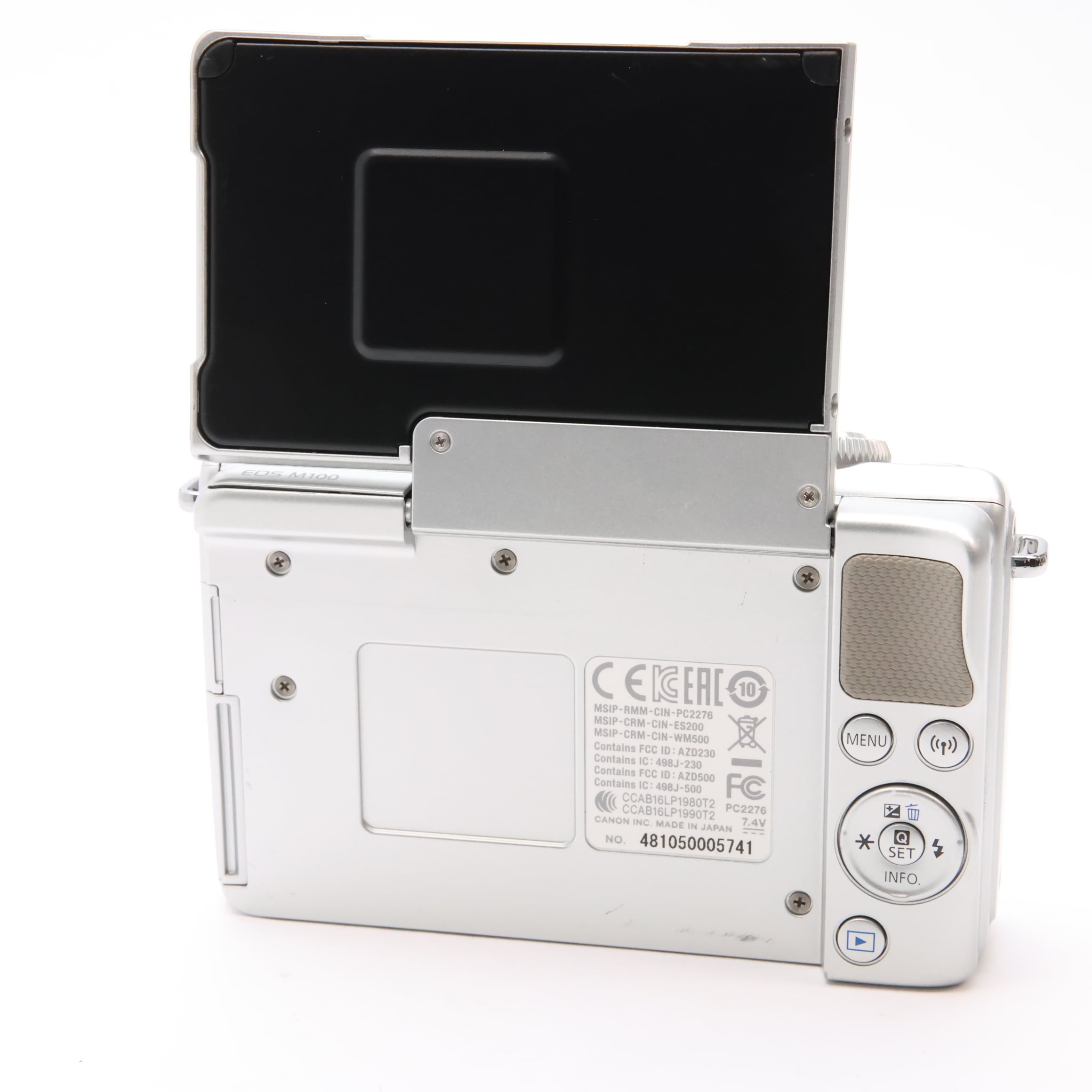 中古)Canon (キヤノン) EOS M100 ダブルレンズキット グレー（商品ID