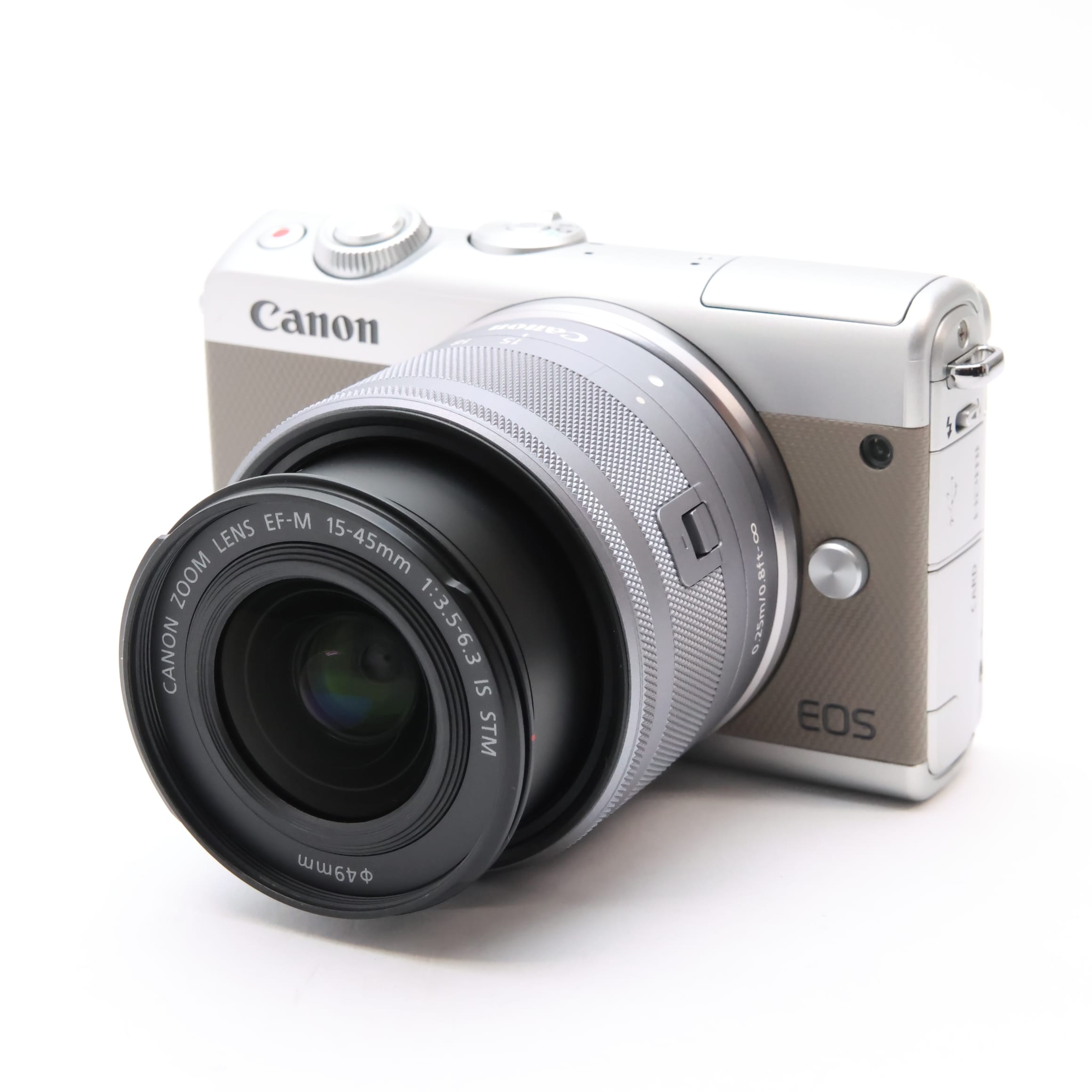中古)Canon (キヤノン) EOS M100 ダブルレンズキット グレー（商品ID