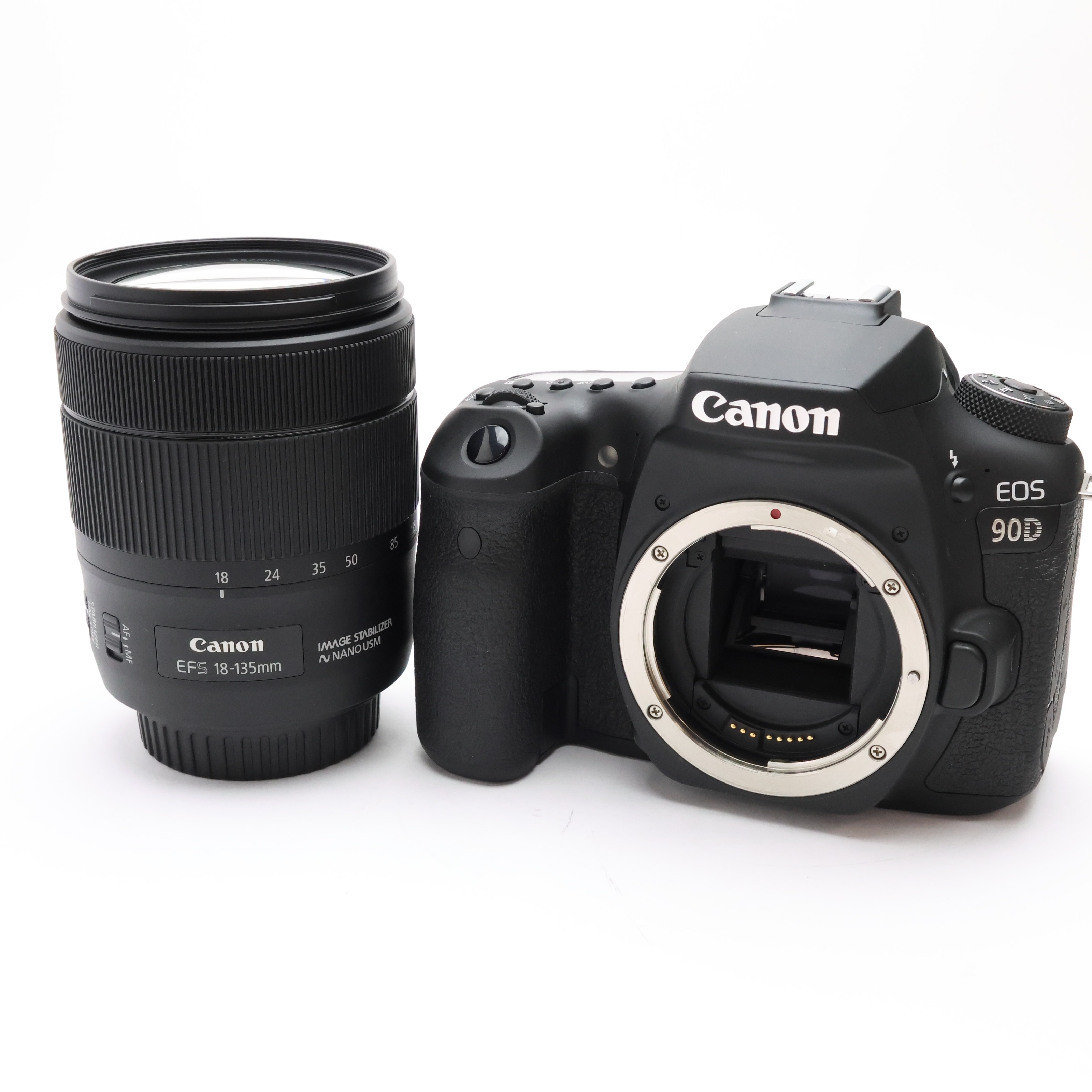 中古)Canon (キヤノン) EOS 90D EF-S18-135 IS USM レンズキット（商品 