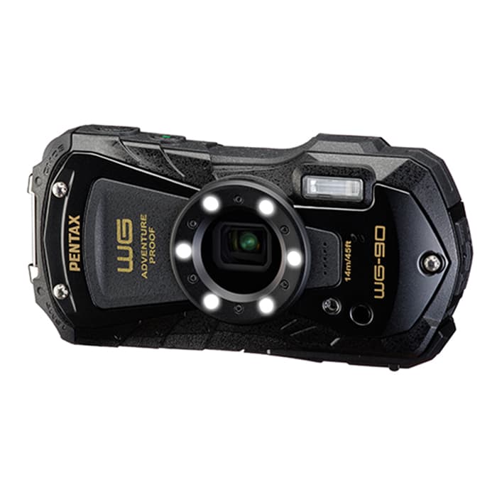 PENTAX WG-3 ホワイトブルー カラビナストラップ 中古品 送料込み Amazon | PENTAX WG-90 ブラック【ストラップセット】 本格防水