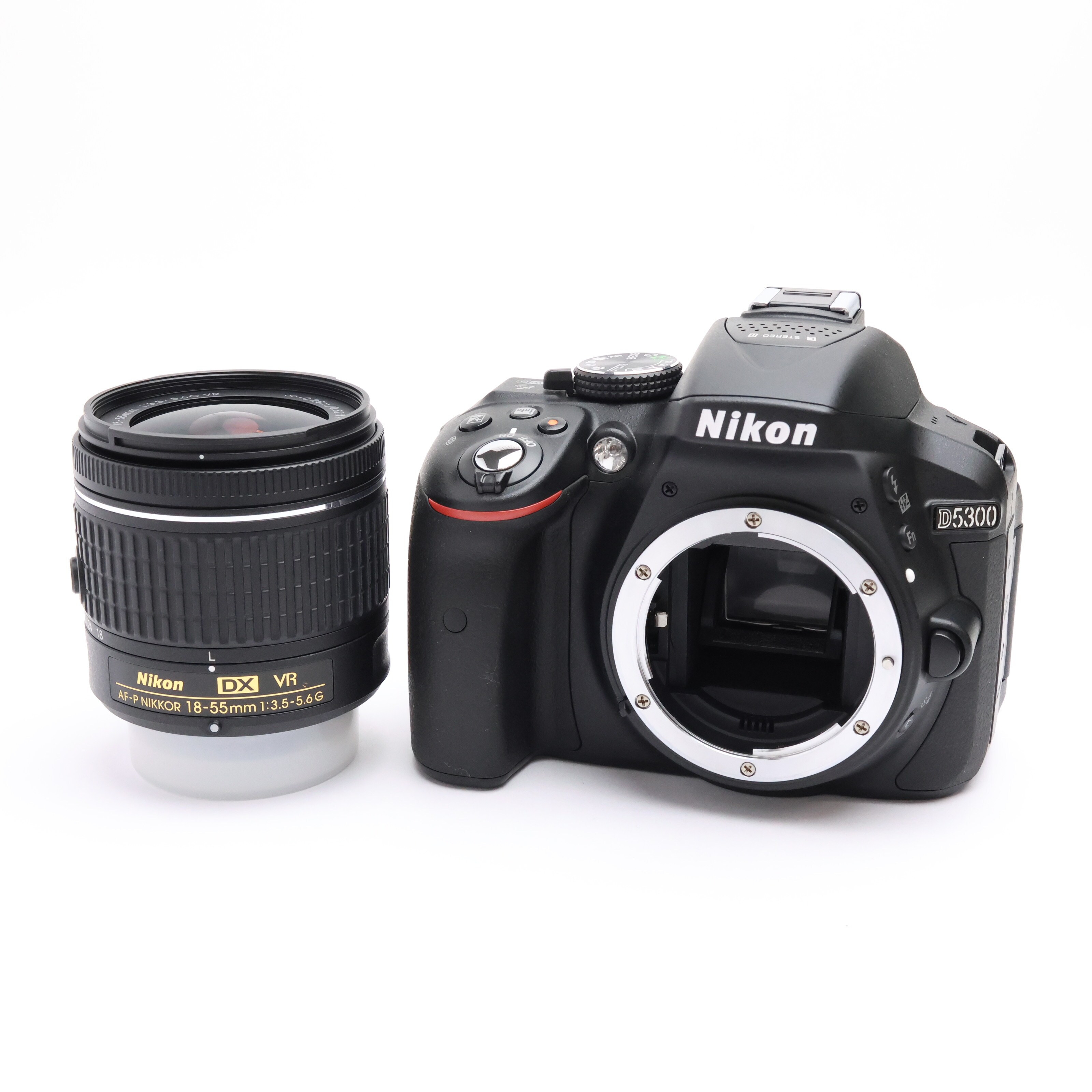 中古)Nikon (ニコン) D5300 AF-P 18-55 VR レンズキット ブラック 