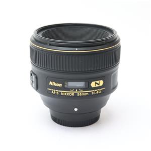 新品)Nikon (ニコン) AF-S NIKKOR 58mm F1.4G（商品ID：4960759028037