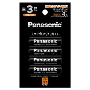 Panasonic (パナソニック) 単3形ニッケル水素電池 / エネループプロ ハイエンドモデル 4本パック BK-3HCD/4H メイン