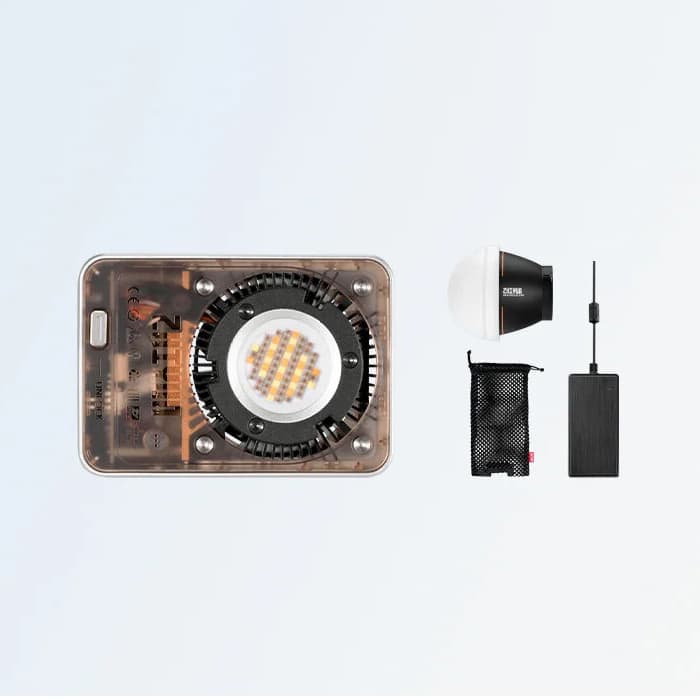 新品)ZHIYUN (ジーウン) LEDライト MOLUS X60 RGB COB Light（商品ID