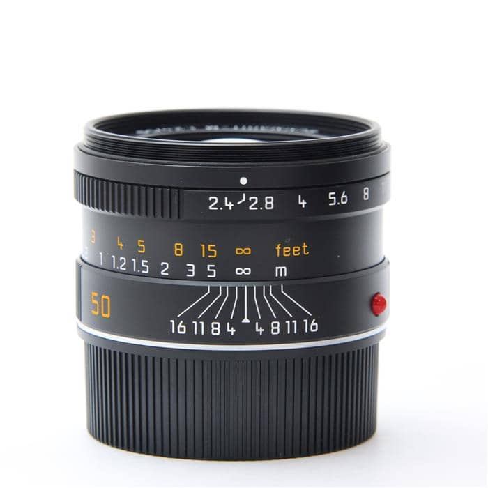 LEICA - ライカ ズマリットM f2.4/50mm ブラック　ASPH　6bit　E46 ライカ ズマリットM f2.4/50mm ブラック ASPH 6bit値引中 - メルカリ