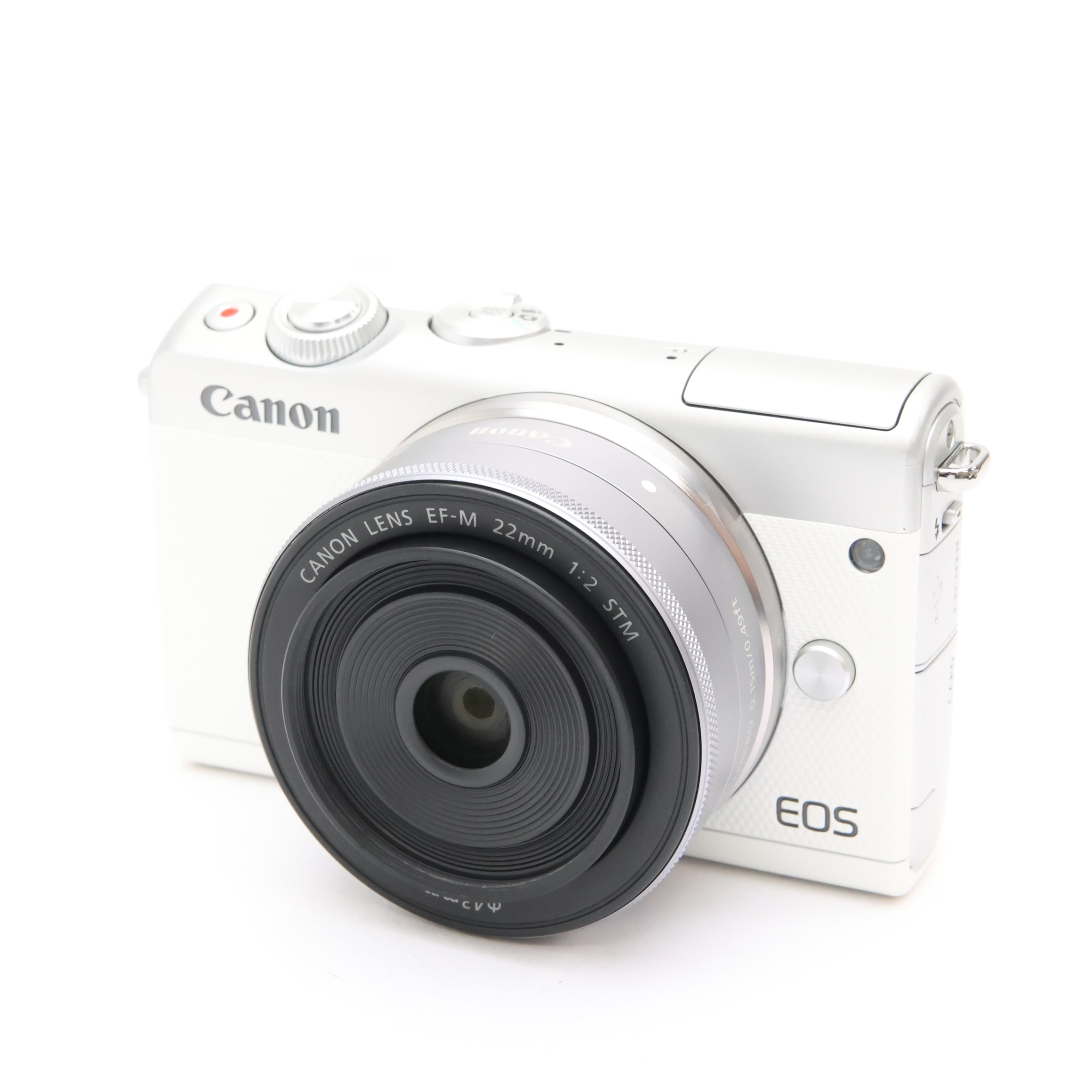中古)Canon (キヤノン) EOS M100 ダブルレンズキット ホワイト（商品ID