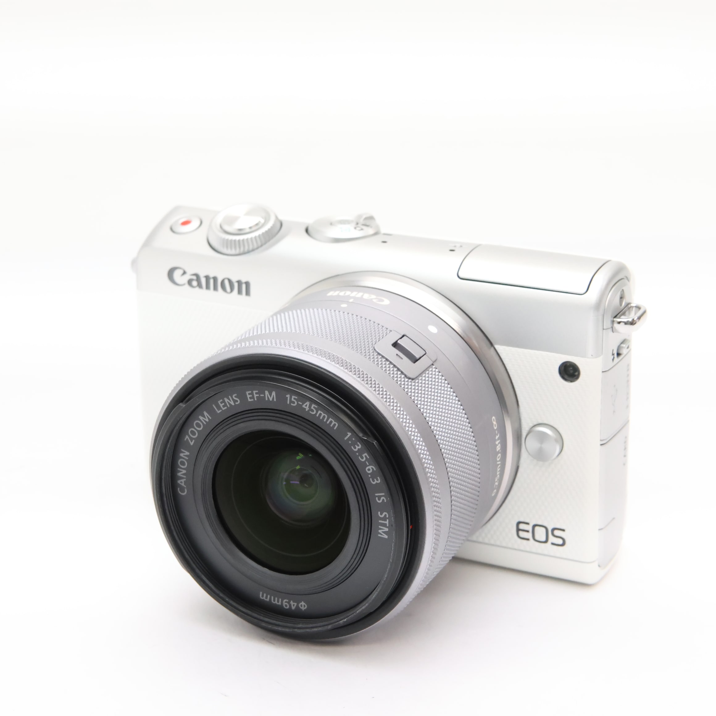 中古)Canon (キヤノン) EOS M100 ダブルレンズキット ホワイト（商品ID