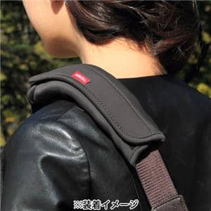 Japan Hobby Tool (ジャパンホビーツール) カメラバック用ショルダーパッド エアーセル ネオプレーン ブラック メイン