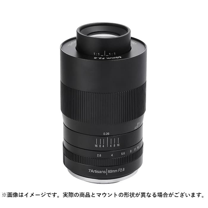 7artisans 60mm f2.8 APS-C マクロレンズ RFマウント Canon ミラーレス