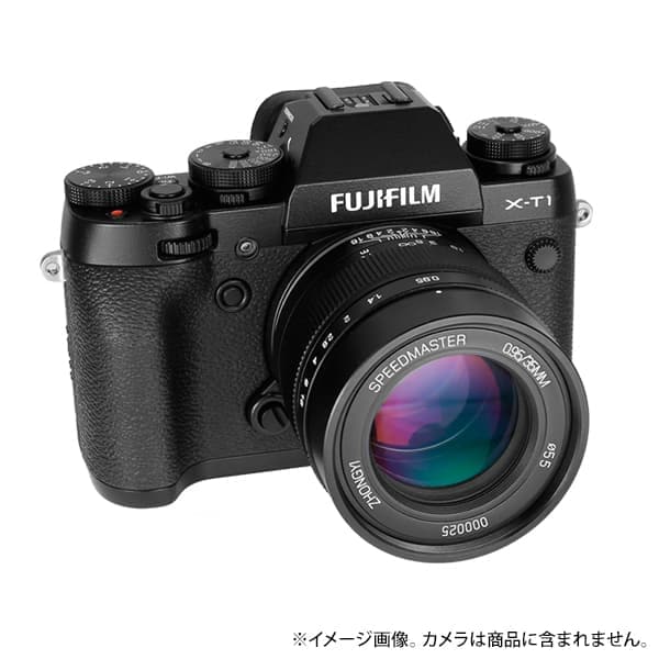 新品)中一光学 SPEEDMASTER 35mm F0.95 II (フジフイルムX用) ブラック