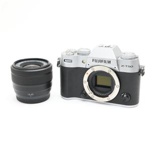 FUJIFILM (フジフイルム) X-T50 XC15-45mmレンズキット シルバー」の
