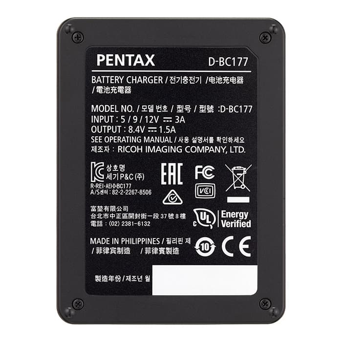 新品)PENTAX (ペンタックス) バッテリー充電器アダプターキット K