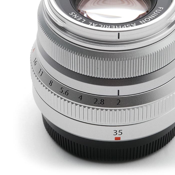 【新品未使用】フジフイルム XF35mm F2 R WR シルバー 新品)FUJIFILM (フジフイルム) フジノン XF35mm F2 R WR シルバー