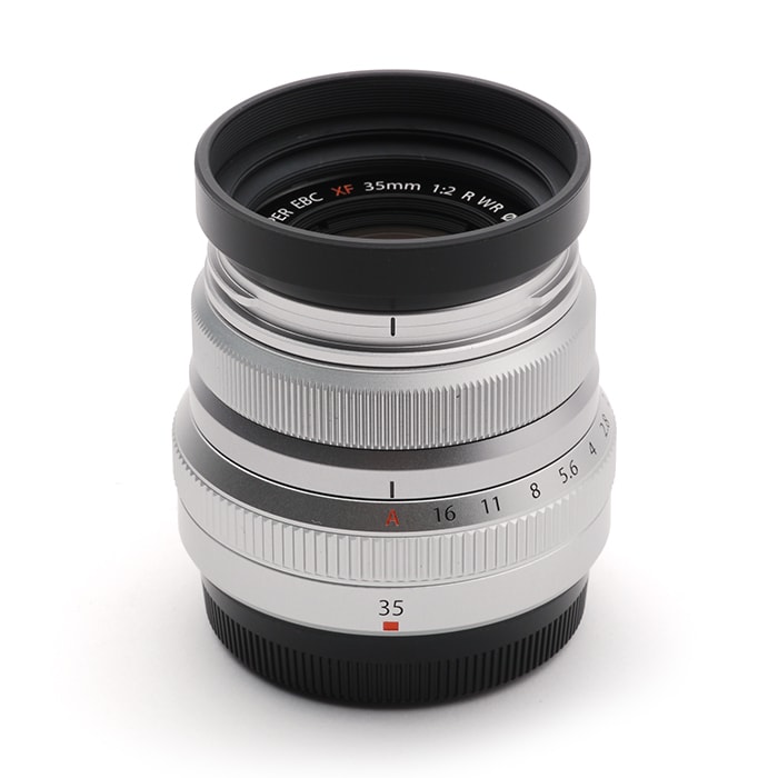 【新品未使用】フジフイルム XF35mm F2 R WR シルバー 新品)FUJIFILM (フジフイルム) フジノン XF35mm F2 R WR シルバー