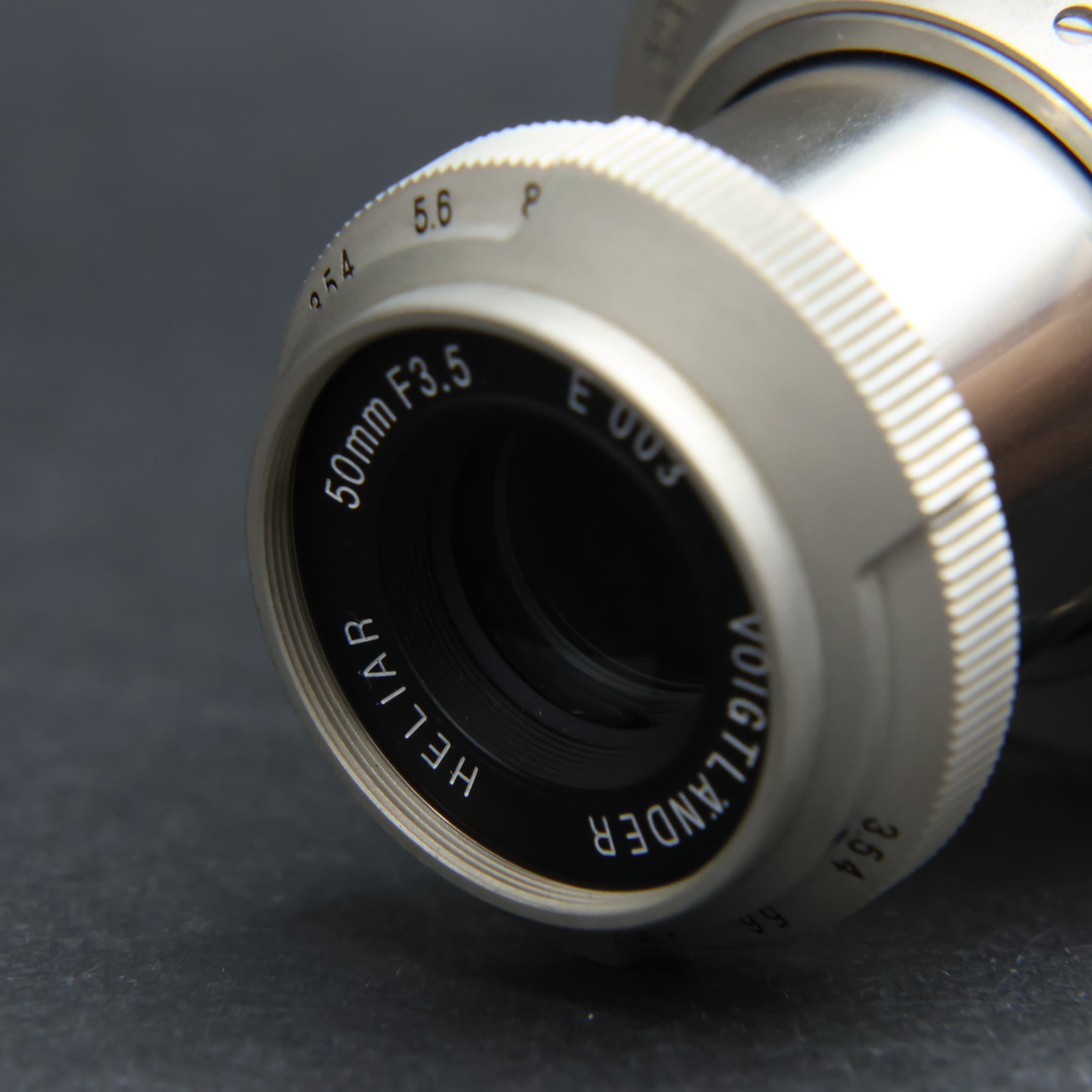 中古)Voigtlander (フォクトレンダー) HELIAR 50mm F3.5 メッキ仕上