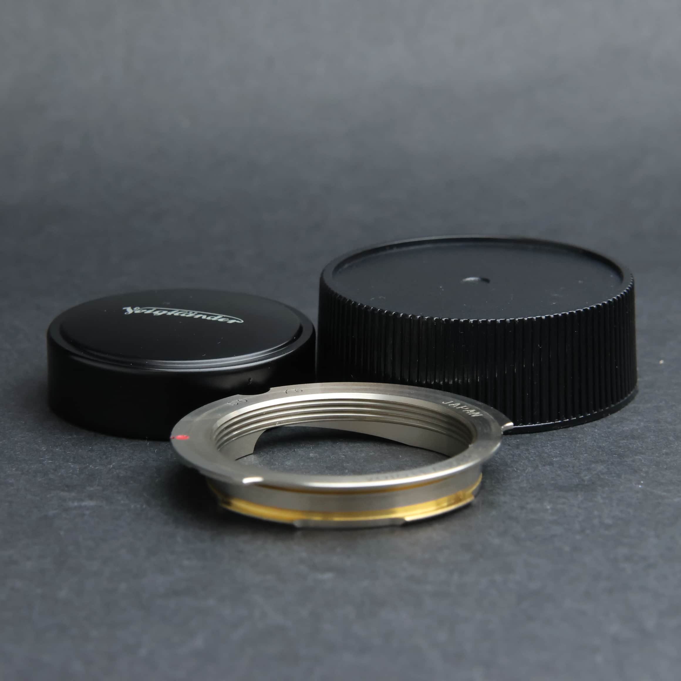 中古)Voigtlander (フォクトレンダー) HELIAR 50mm F3.5 メッキ仕上