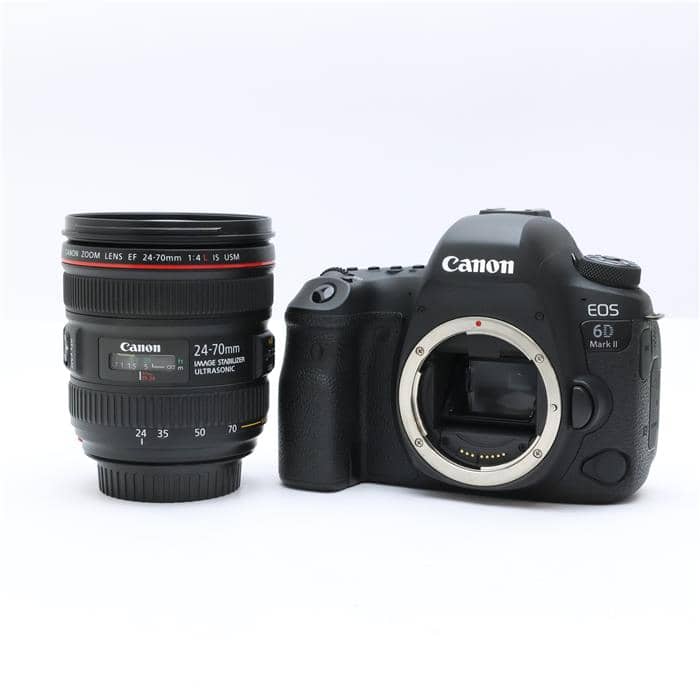 中古)Canon (キヤノン) EOS 6D Mark II EF24-70 F4L IS USM レンズ 