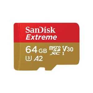 SanDisk (サンディスク) Extreme microSDXCカード UHS-I V30 64GB SDSQXAH-064G-GN6MN 海外パッケージ版 メイン
