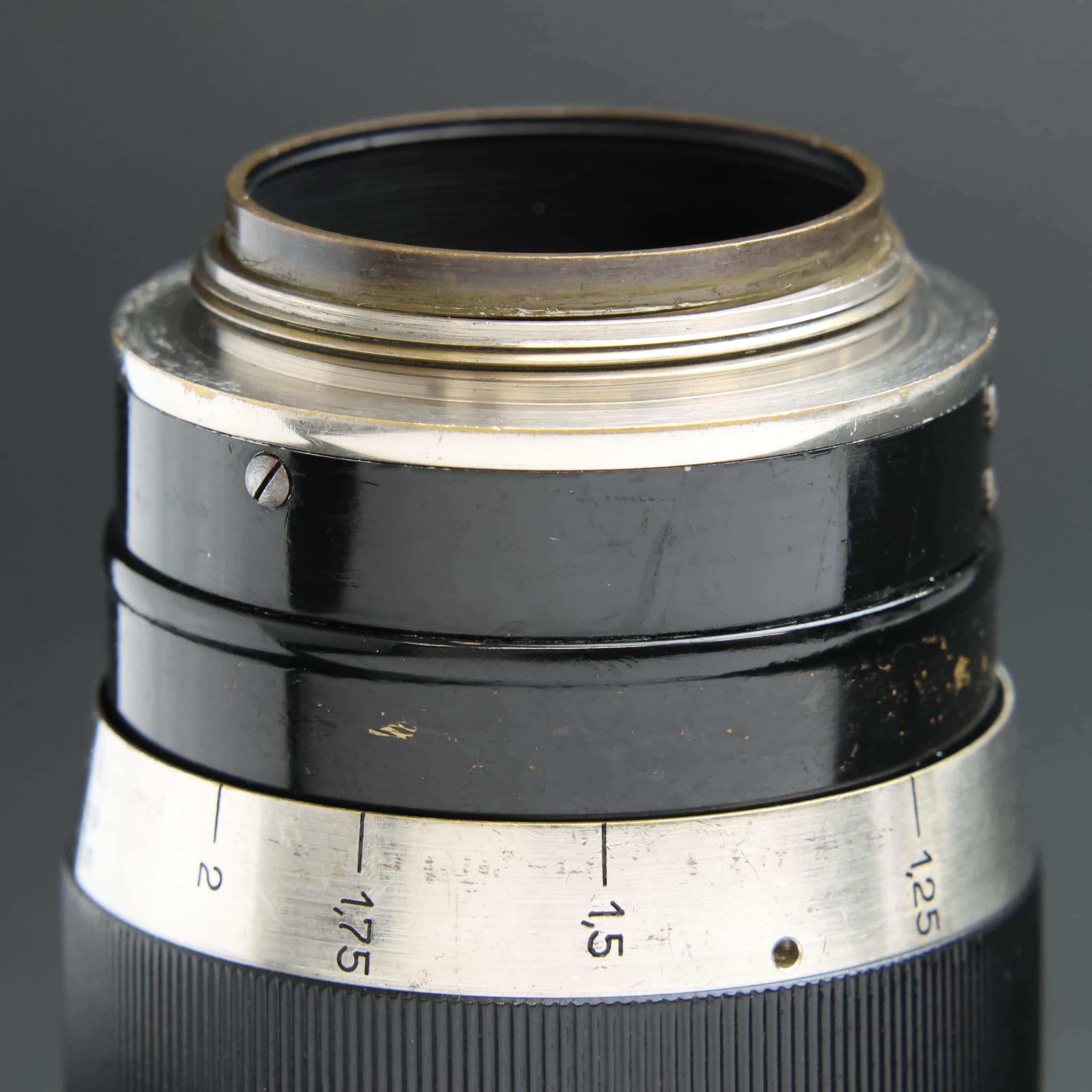 Leica (ライカ) エルマー L90mm F4 クローム前期 クモリがあるジャンク品を実写レポート｜ライカ エルマーL 90mm F4