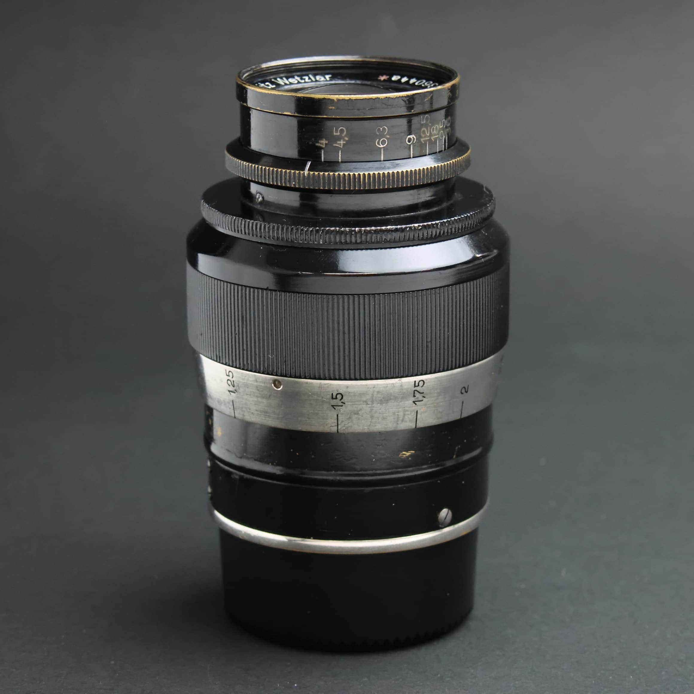 Leica (ライカ) エルマー L90mm F4 クローム前期 クモリがあるジャンク品を実写レポート｜ライカ エルマーL 90mm F4