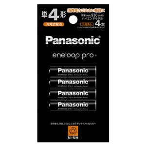 Panasonic (パナソニック) 単4形ニッケル水素電池 / エネループプロ ハイエンドモデル  4本パック BK-4HCD/4H メイン